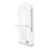 Milan II Single Side LED Beauty Salon Station - A Perfect Blend of Style and Functionality - DIR Store