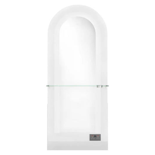 Milan II Single Side LED Beauty Salon Station - A Perfect Blend of Style and Functionality - DIR Store