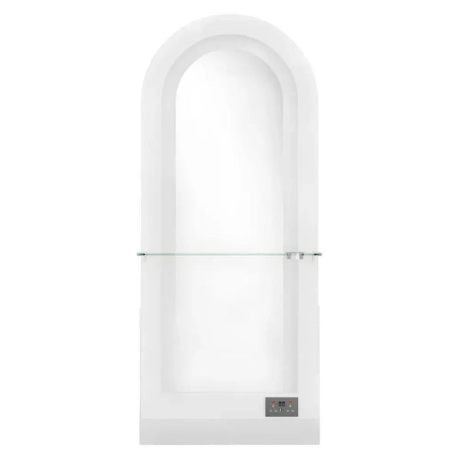 Milan II Single Side LED Beauty Salon Station - A Perfect Blend of Style and Functionality - DIR Store