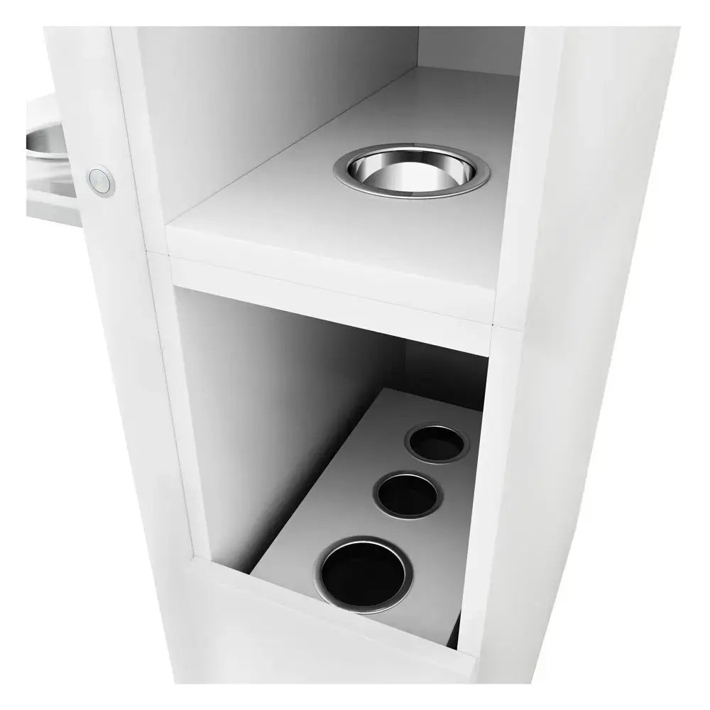Milan II Single Side LED Beauty Salon Station - A Perfect Blend of Style and Functionality - DIR Store