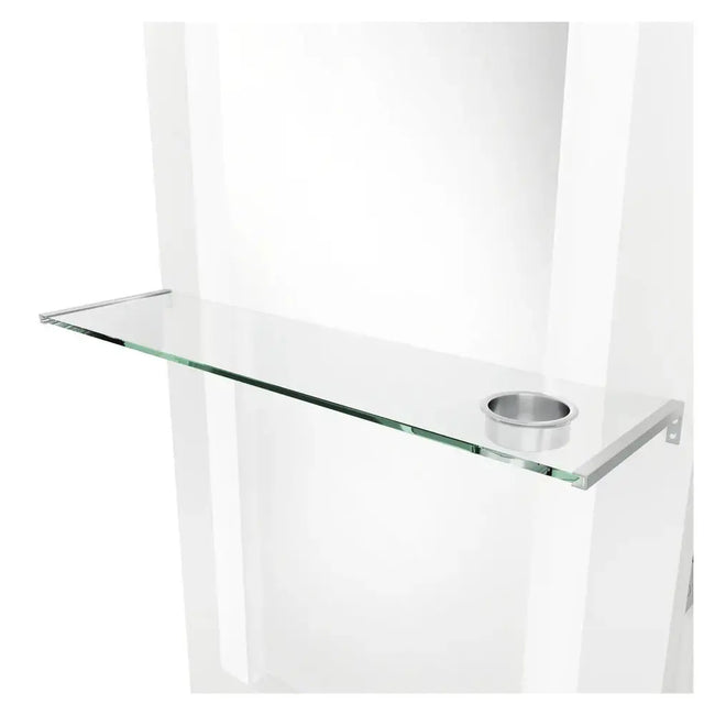 Milan II Single Side LED Beauty Salon Station - A Perfect Blend of Style and Functionality - DIR Store