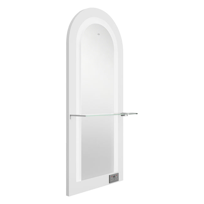 Milan Single Side LED Beauty Salon Station - A Perfect Blend of Style and Functionality DIR Store