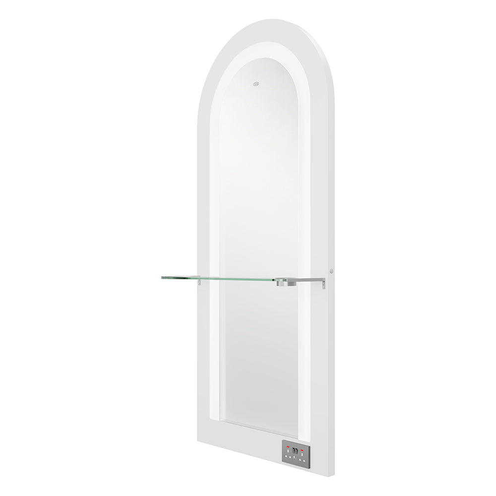 Milan Single Side LED Beauty Salon Station - A Perfect Blend of Style and Functionality DIR Store