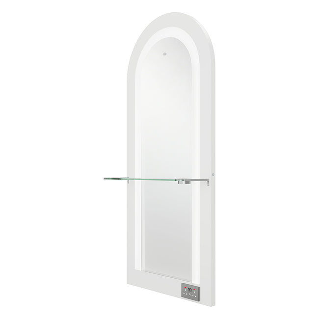 Milan Single Side LED Beauty Salon Station - A Perfect Blend of Style and Functionality DIR Store