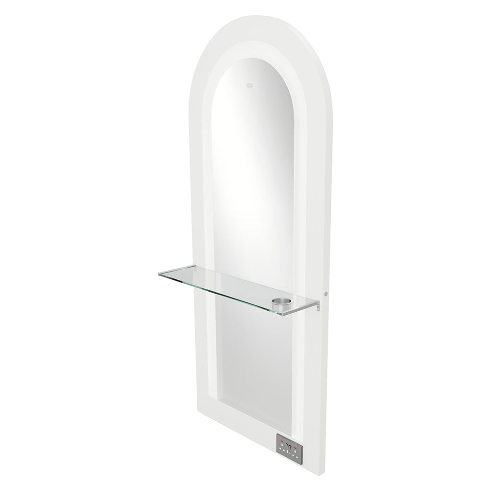 Milan Single Side LED Beauty Salon Station - A Perfect Blend of Style and Functionality DIR Store