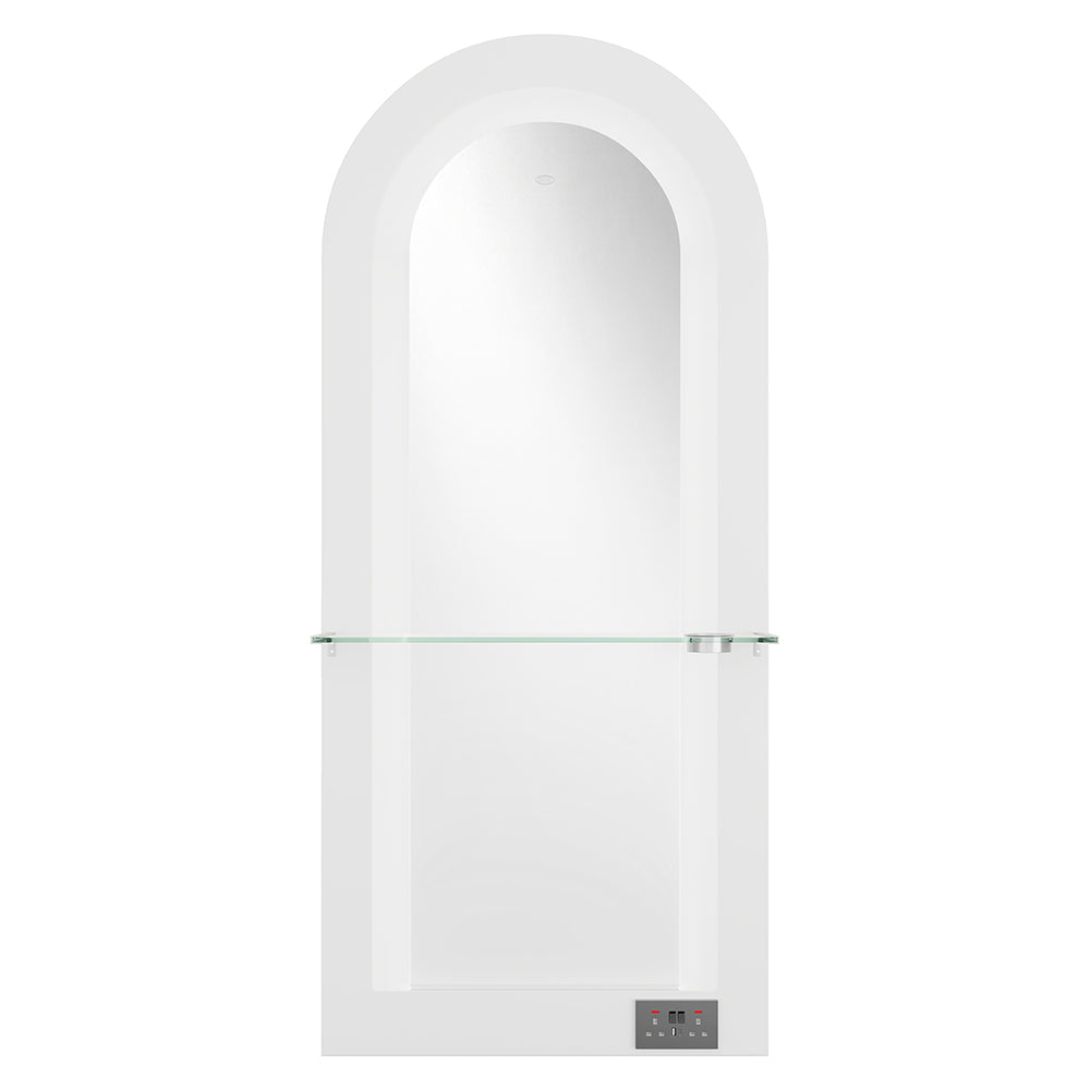 Milan Single Side LED Beauty Salon Station - A Perfect Blend of Style and Functionality DIR Store