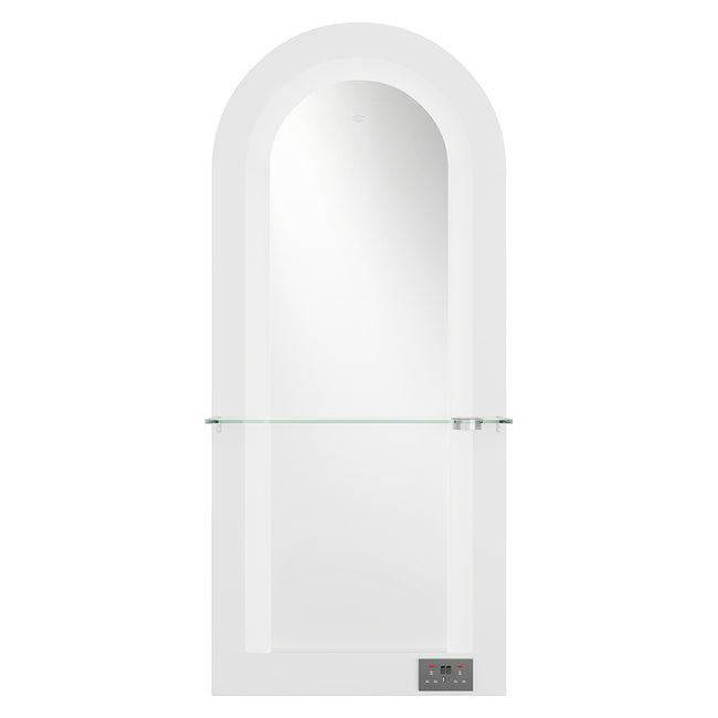 Milan Single Side LED Beauty Salon Station - A Perfect Blend of Style and Functionality DIR Store