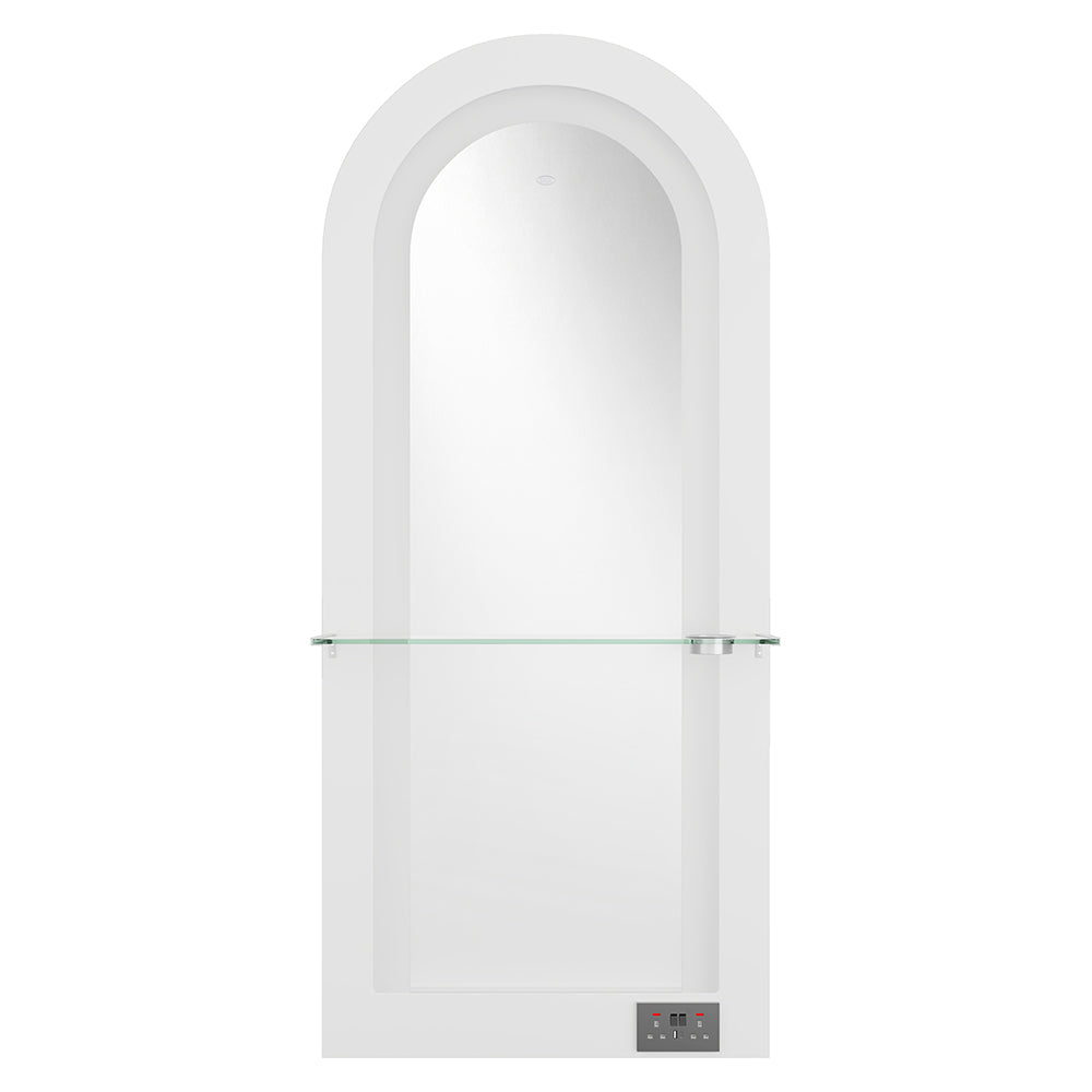 Milan Single Side LED Beauty Salon Station - A Perfect Blend of Style and Functionality DIR Store