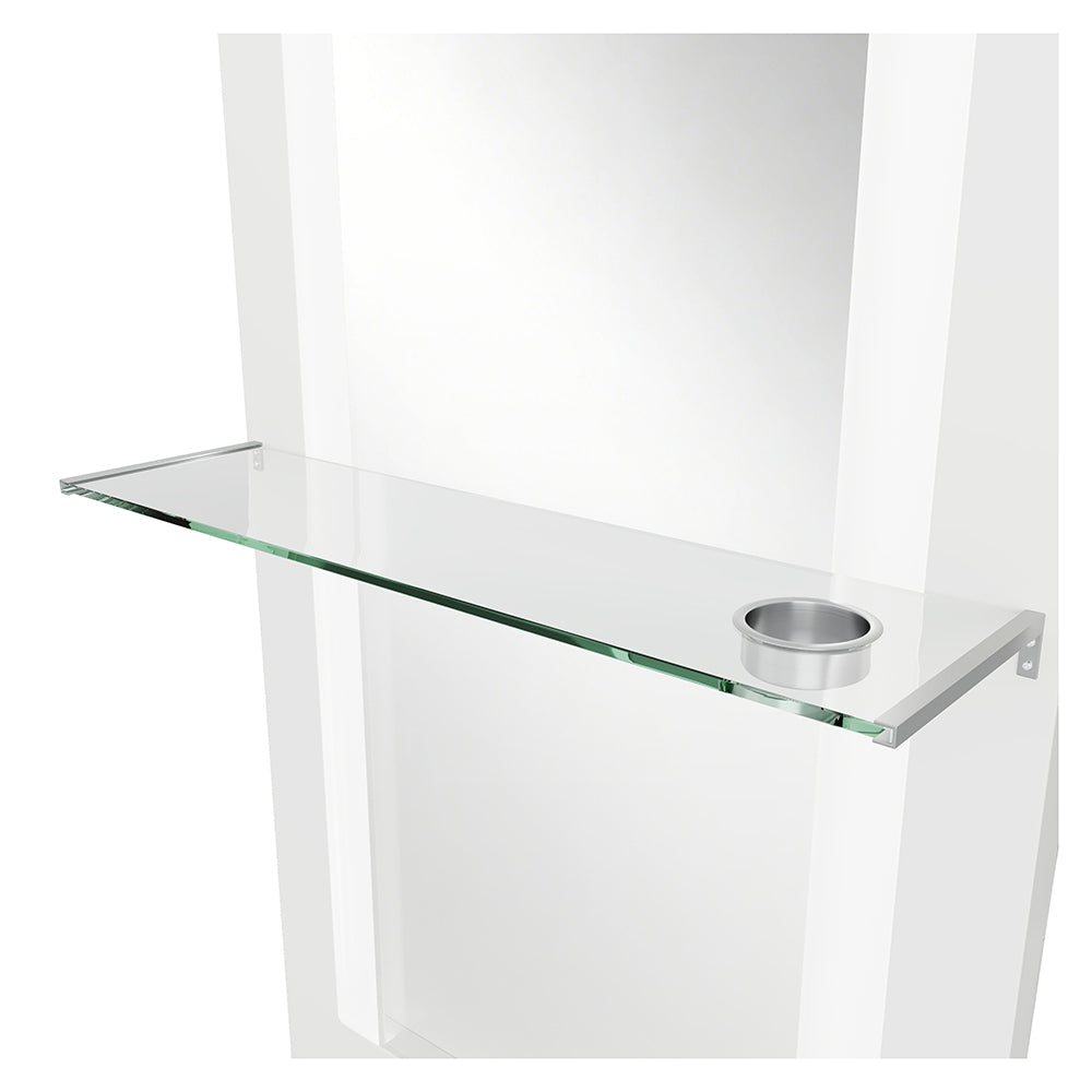 Milan Single Side LED Beauty Salon Station - A Perfect Blend of Style and Functionality DIR Store