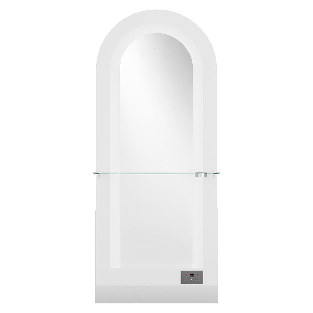 Milan Single Side LED Beauty Salon Station - A Perfect Blend of Style and Functionality DIR Store