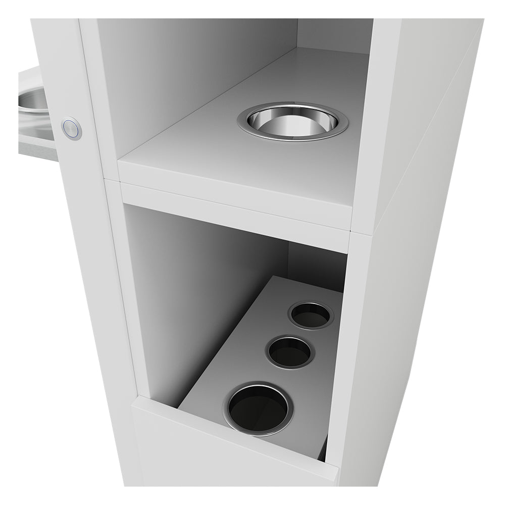 Milan Single Side LED Beauty Salon Station - A Perfect Blend of Style and Functionality DIR Store