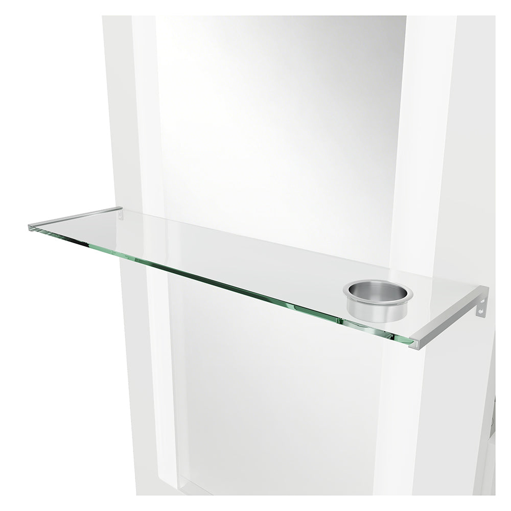 Milan Single Side LED Beauty Salon Station - A Perfect Blend of Style and Functionality DIR Store