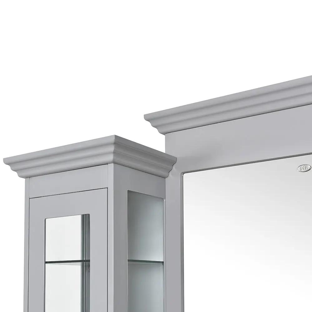 Barber Station with Frontwash Sink & LED Barber Mirror - Mohegan II Barber Unit DIR Store