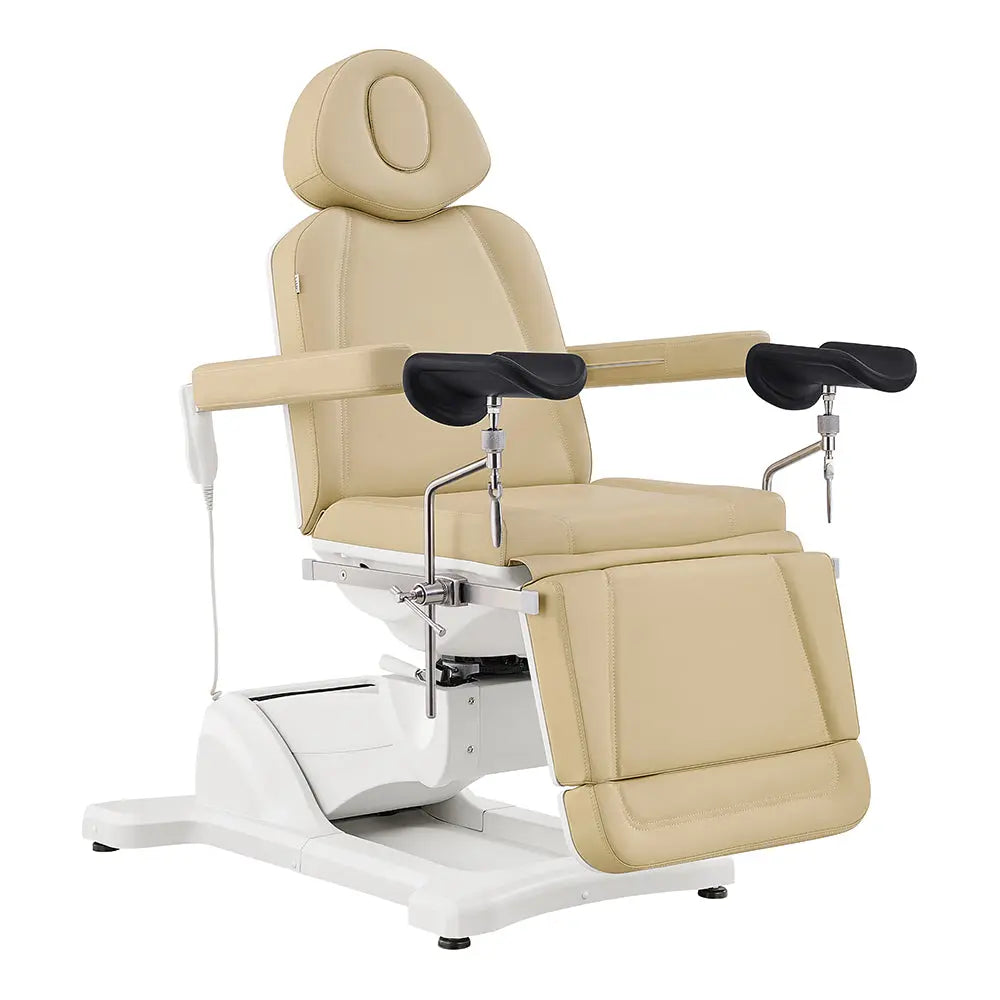 Gynecology Bed Chair with Leg Stirrups Support - Pavo Exam Chair with OB 4-Motors - DIR Store