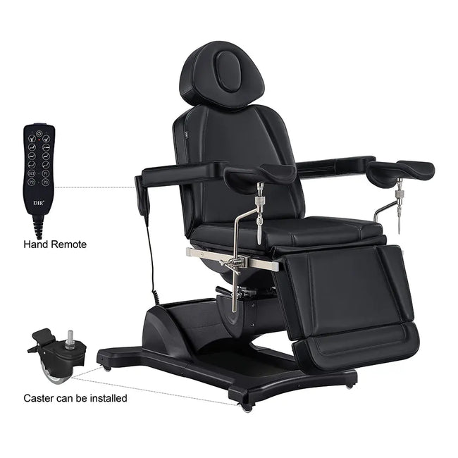 Gynecology Bed Chair with Leg Stirrups Support - Pavo Exam Chair with OB 4-Motors - DIR Store
