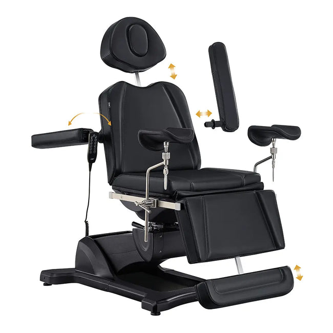 Gynecology Bed Chair with Leg Stirrups Support - Pavo Exam Chair with OB 4-Motors - DIR Store