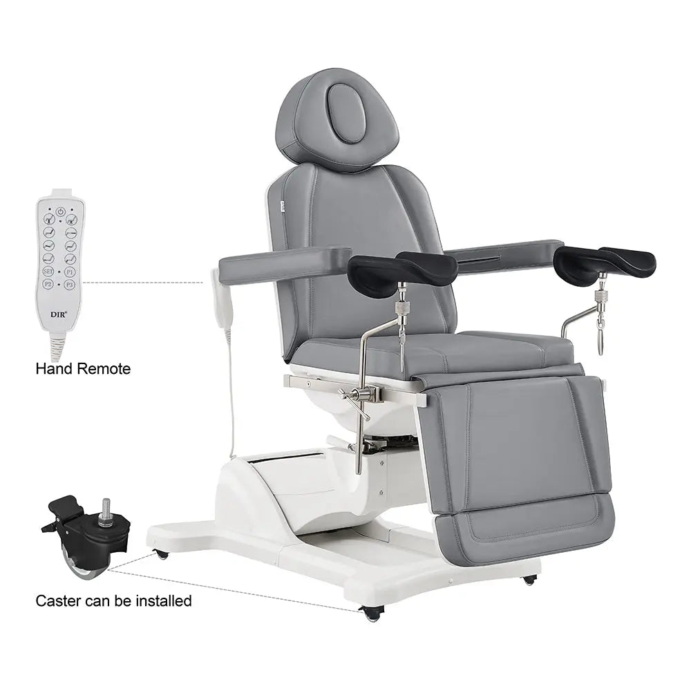 Gynecology Bed Chair with Leg Stirrups Support - Pavo Exam Chair with OB 4-Motors - DIR Store