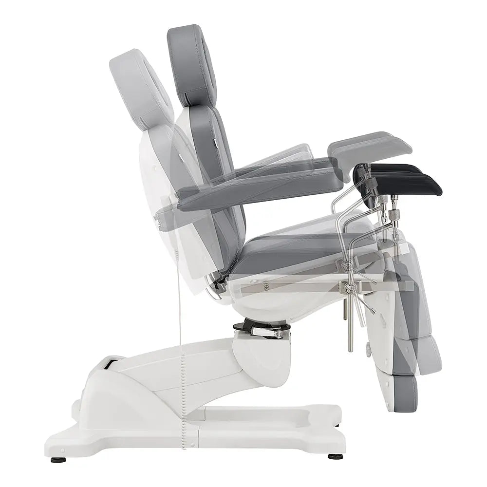 Gynecology Bed Chair with Leg Stirrups Support - Pavo Exam Chair with OB 4-Motors - DIR Store