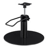 Salon Chair Hydraulic Pump and Round Base Set - Titanium Black