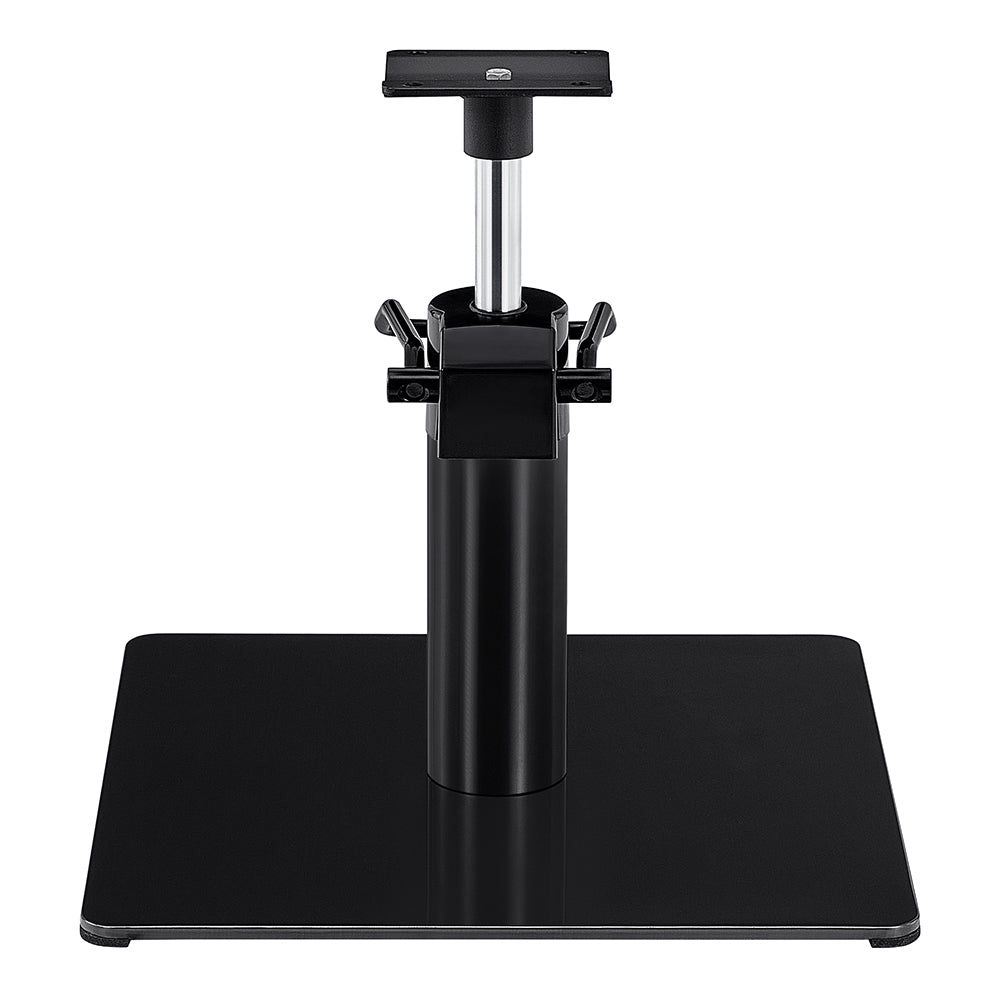 Salon Chair Hydraulic Pump and Square Base Set - Titanium Black
