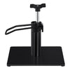 Salon Chair Hydraulic Pump and Square Base Set - Titanium Black