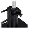 Salon Chair Hydraulic Pump and Square Base Set - Titanium Black