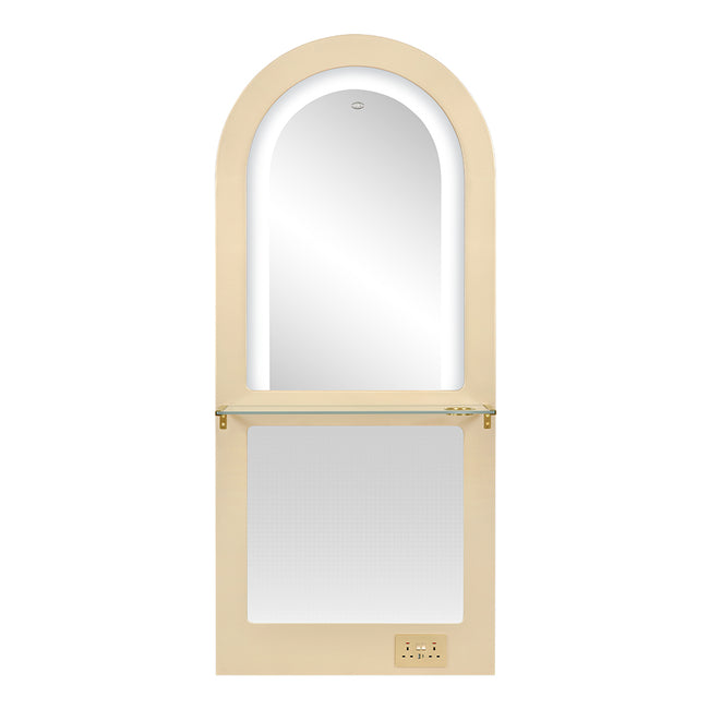 Rome Arched Salon Styling Station with Mirror | DIR Store