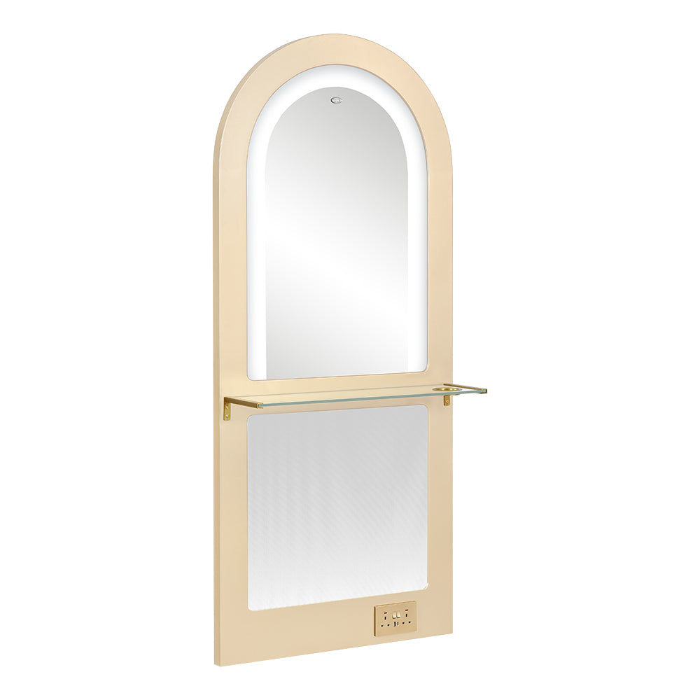 Rome Arched Salon Styling Station with Mirror | DIR Store