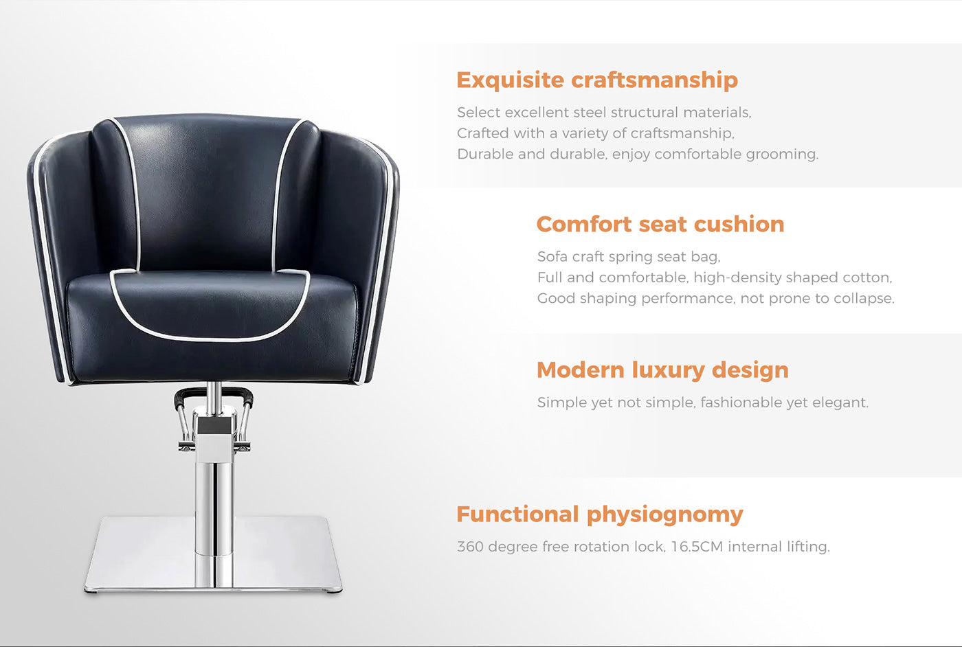 Cadeira de salão - Cadeira de estilo Blayney- detail - DIR Store