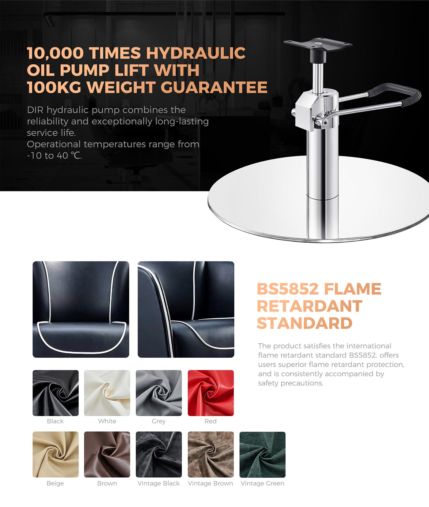 Cadeira de salão - Cadeira de estilo Blayney- detail - DIR Store