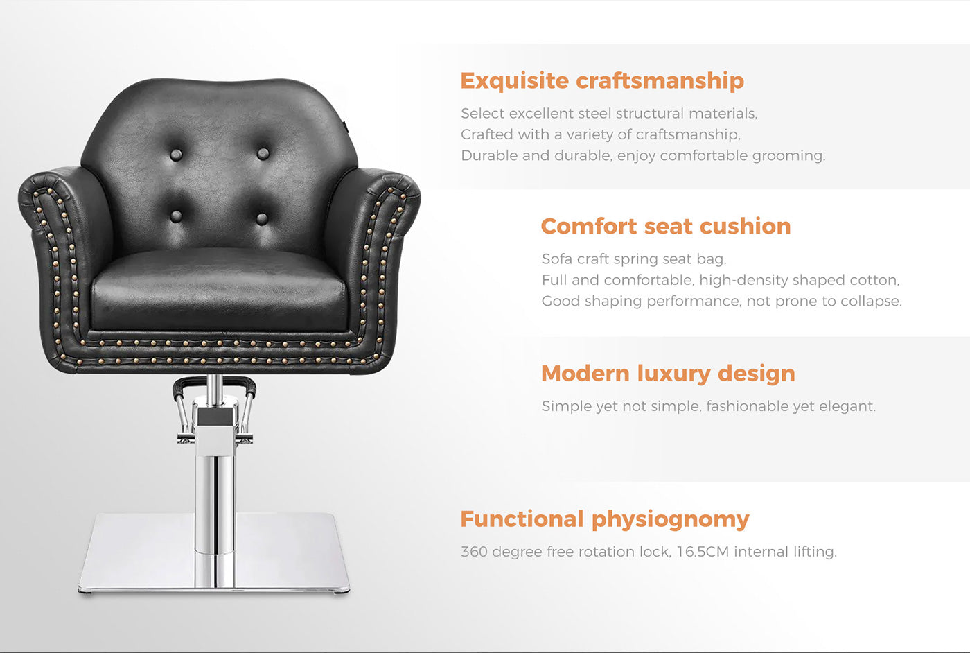 Cadeira de salão - Cadeira de estilo Aro II- detail - DIR Store