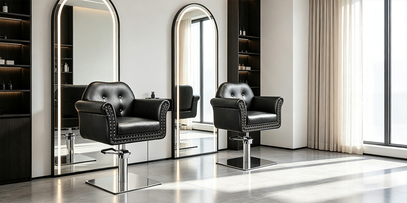 Salon Chair - Aro II Styling Chair- detail - DIR Store