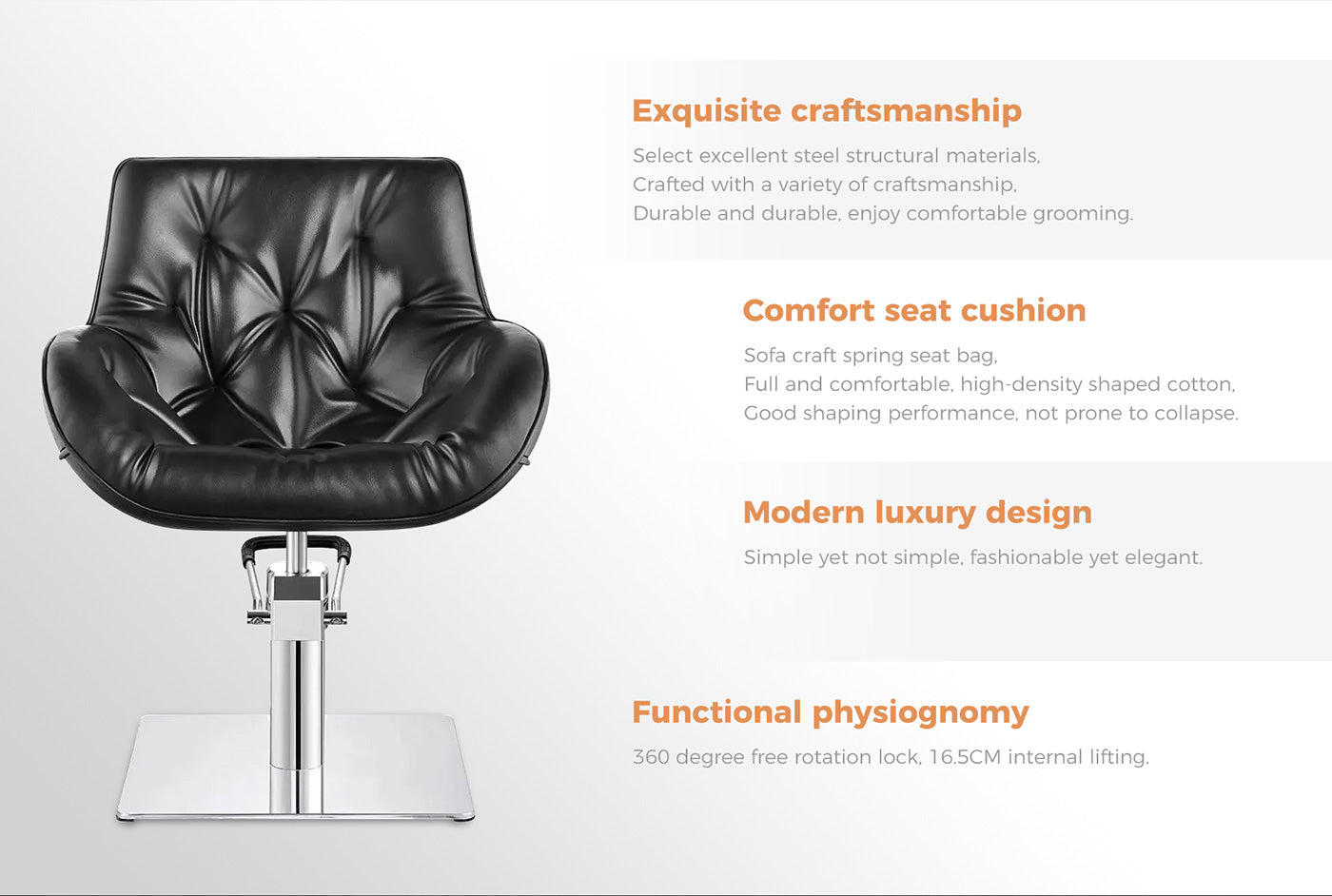 Salong Chair - Cavalier Styling Chair- detail - DIR Store