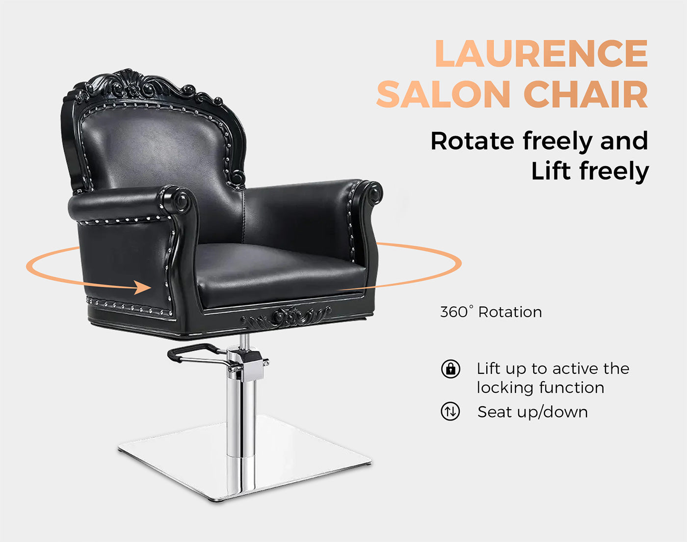 Cadeira de salão - Cadeira de estilo Laurence- detail - DIR Store