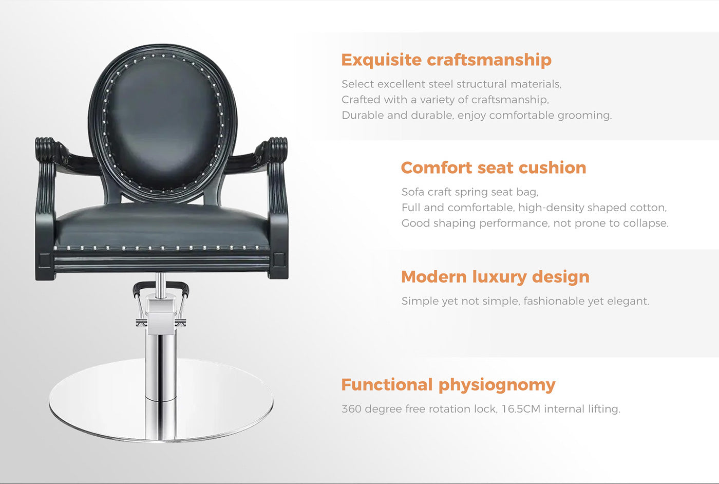 Poltrona da salone - Poltrona da styling Venture- detail - DIR Store