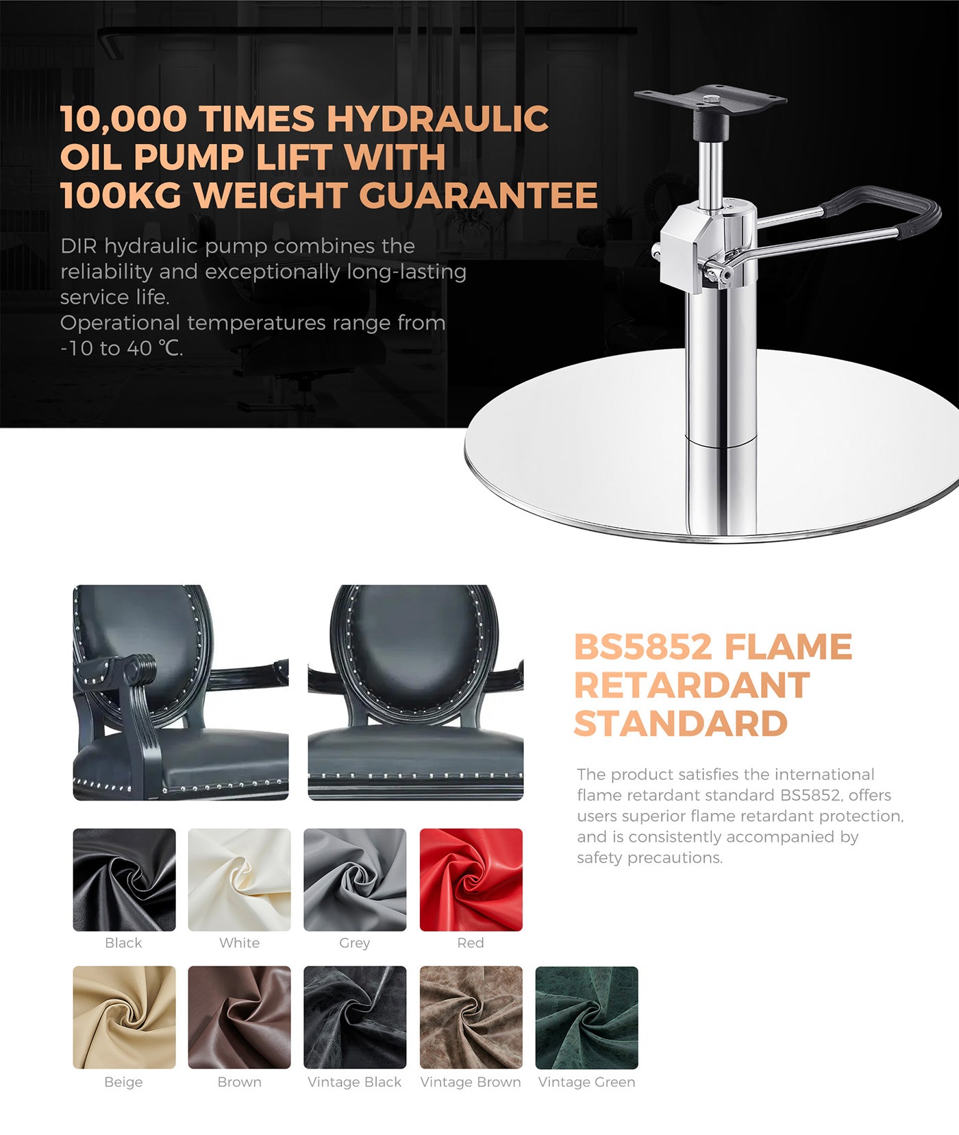 Poltrona da salone - Poltrona da styling Venture- detail - DIR Store