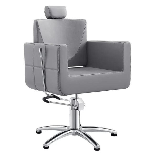 Salon Chair - Tetris II Reclining Styling Chair with Headrest vendor-unknown
