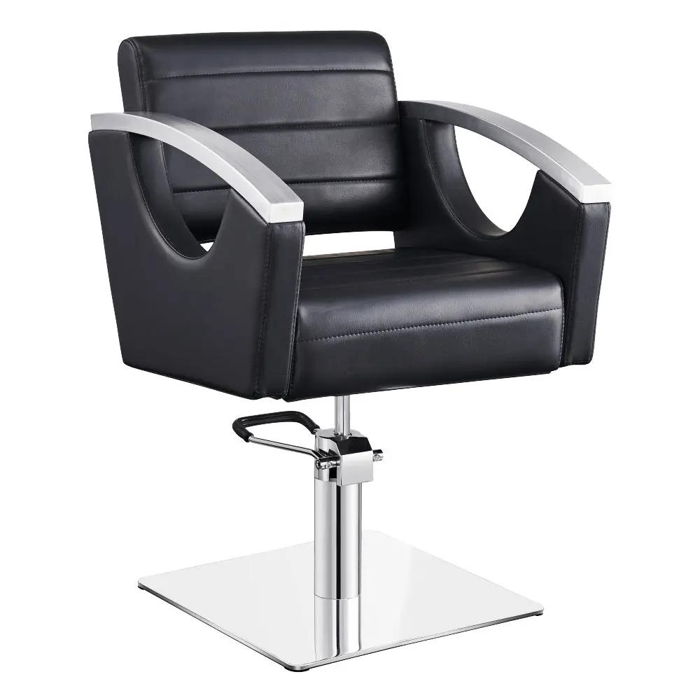 Salon Chair with Stainless Steel Armrest - Bello Styling Chair - DIR Store