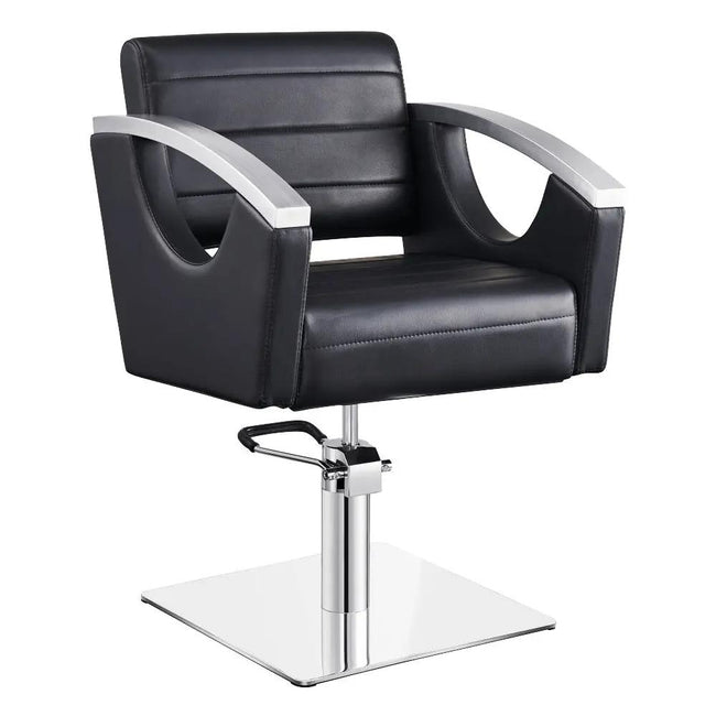 Salon Chair with Stainless Steel Armrest - Bello Styling Chair - DIR Store