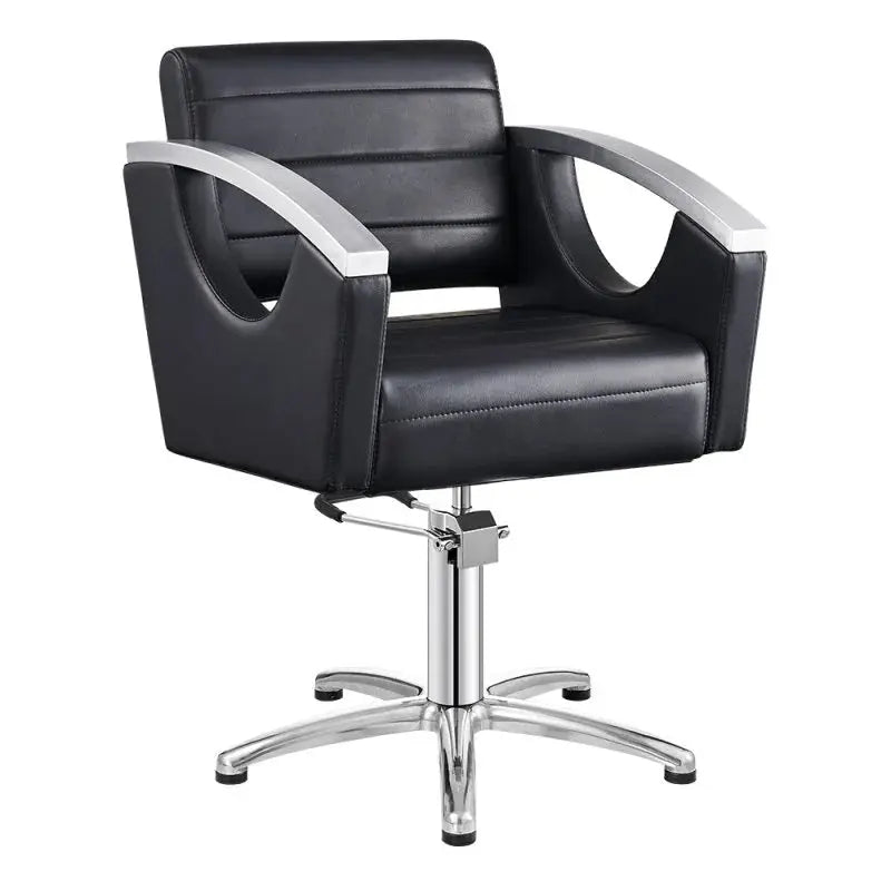 Salon Chair with Stainless Steel Armrest - Bello Styling Chair - DIR Store