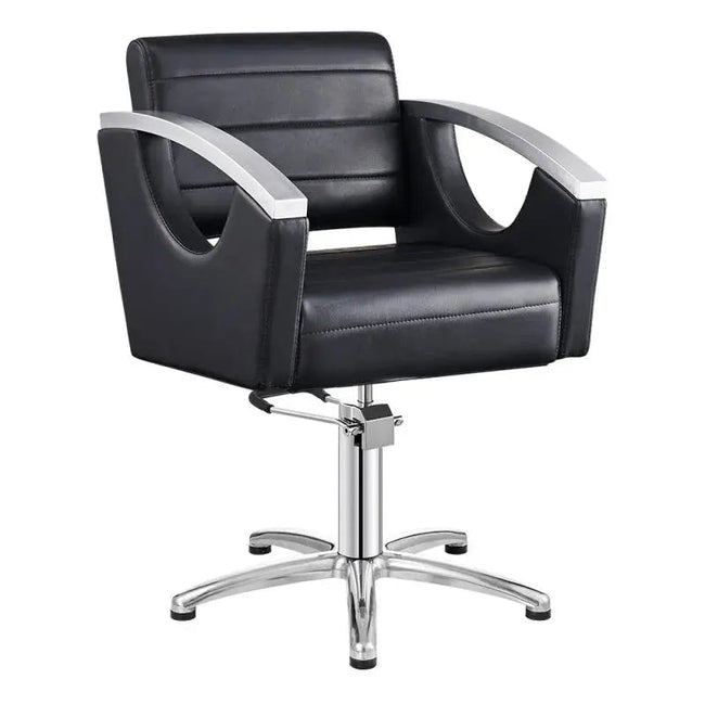 Salon Chair with Stainless Steel Armrest - Bello Styling Chair - DIR Store
