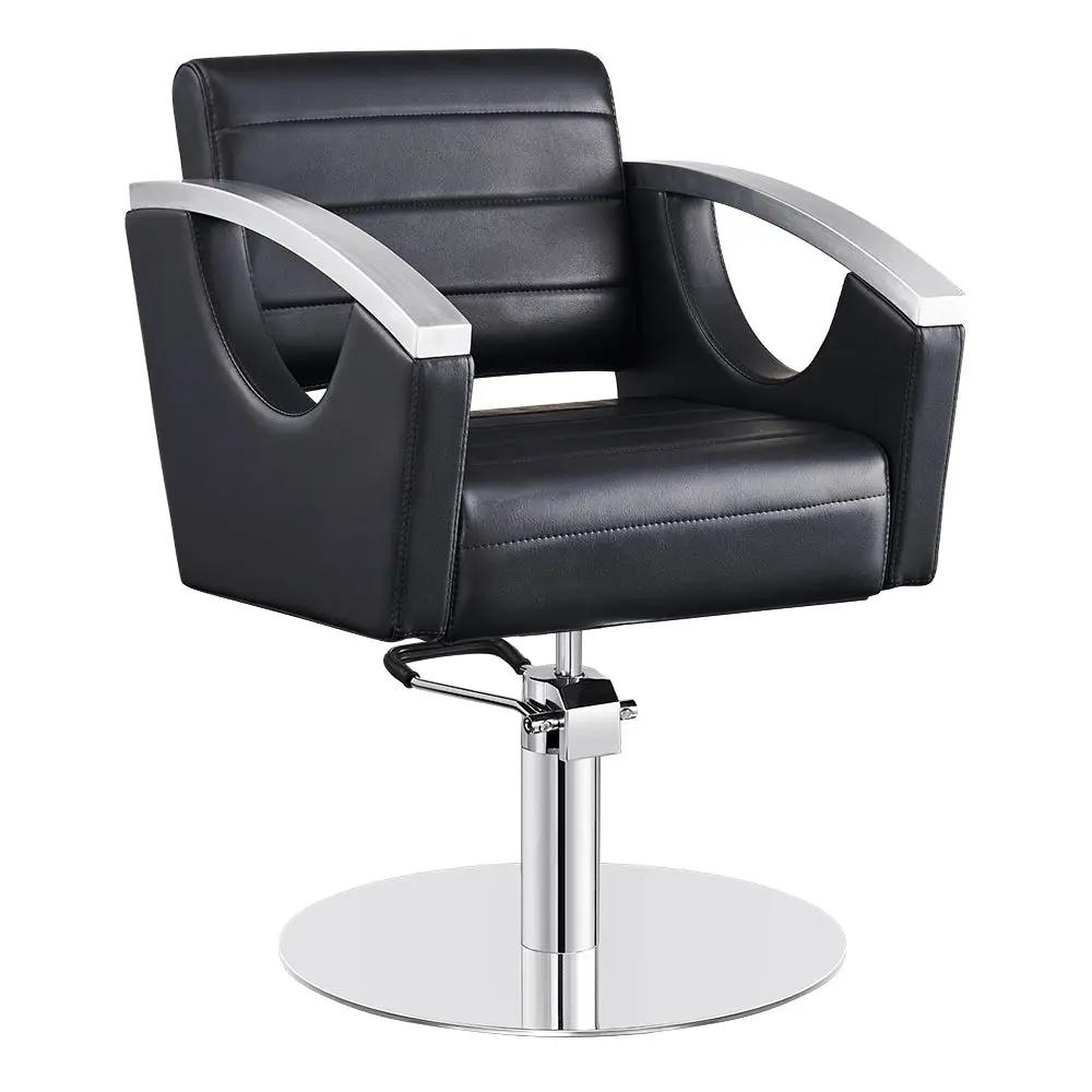 Salon Chair with Stainless Steel Armrest - Bello Styling Chair - DIR Store