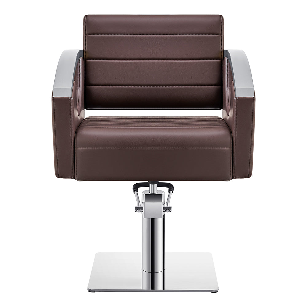 Salon Chair with Stainless Steel Armrest - Bello Styling Chair DIR Store