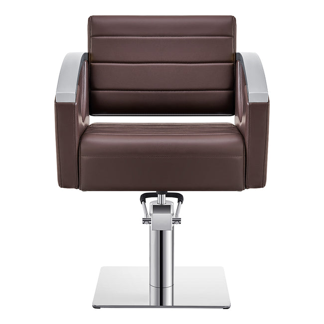 Salon Chair with Stainless Steel Armrest - Bello Styling Chair DIR Store