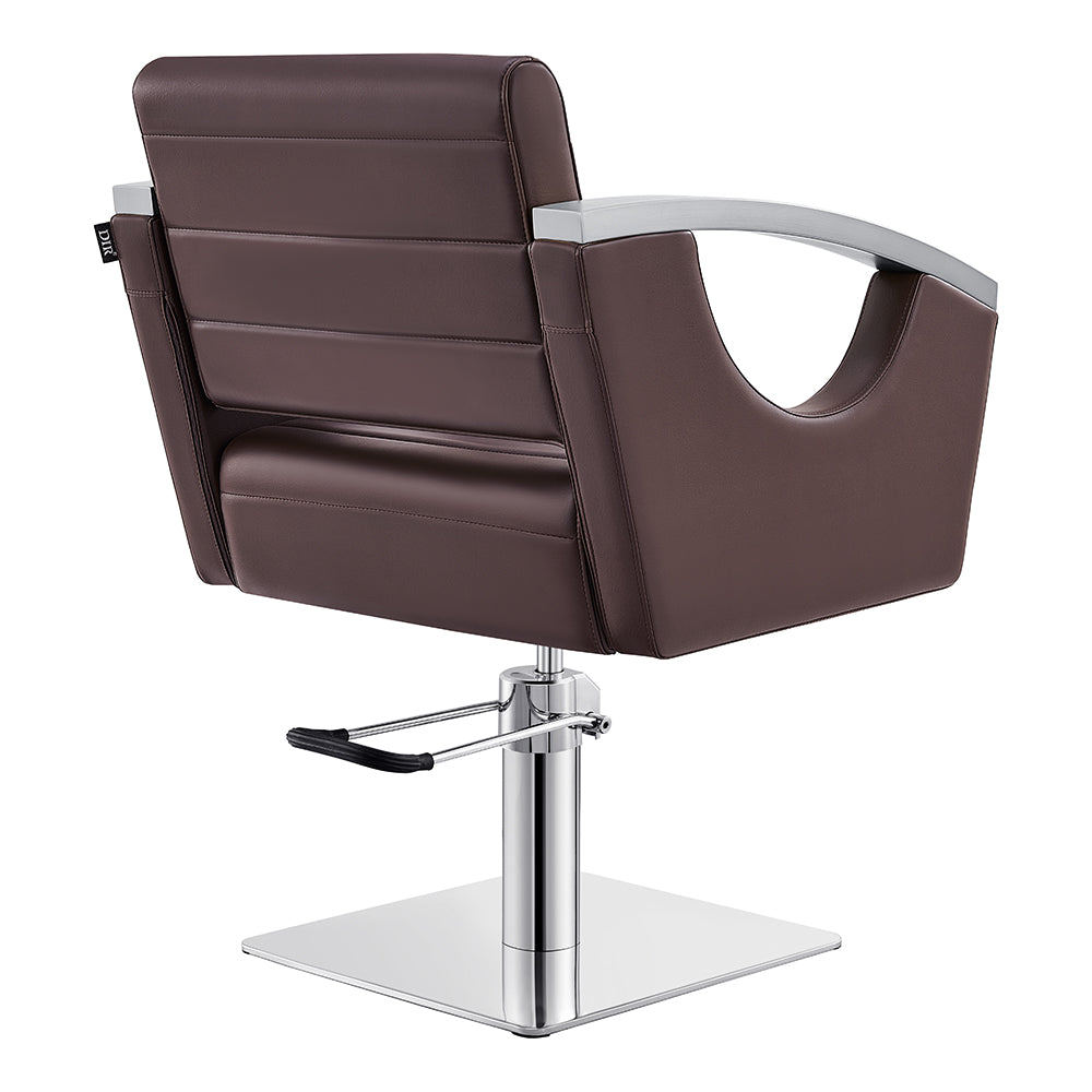 Salon Chair with Stainless Steel Armrest - Bello Styling Chair DIR Store