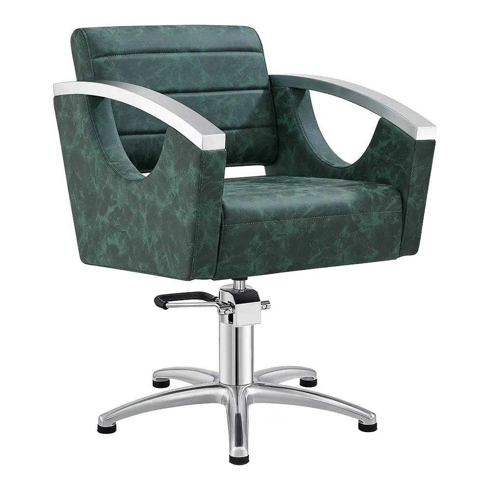 Salon Chair with Stainless Steel Armrest - Bello Styling Chair - DIR Store