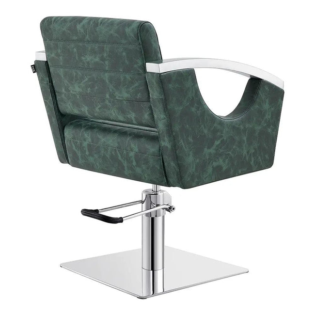 Salon Chair with Stainless Steel Armrest - Bello Styling Chair - DIR Store