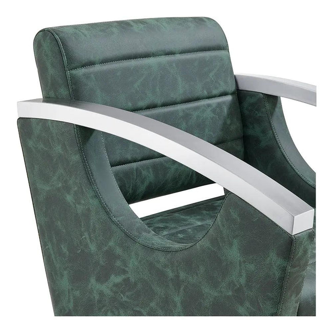 Salon Chair with Stainless Steel Armrest - Bello Styling Chair - DIR Store