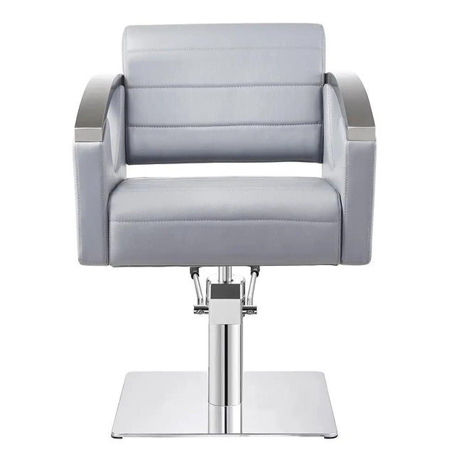Salon Chair with Stainless Steel Armrest - Bello Styling Chair - DIR Store