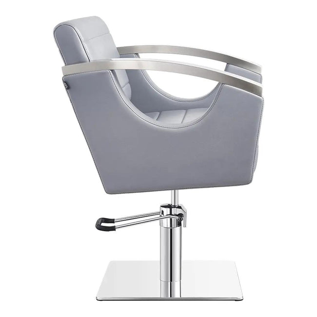 Salon Chair with Stainless Steel Armrest - Bello Styling Chair - DIR Store